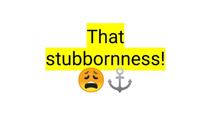 That stubbornness! 😩⚓— Tarot Story 7