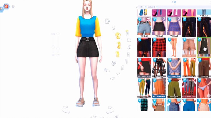 [The Sims 4] EA Style Female CC Collection 300+ (Rambut & Gaya Rambut Mengontrak Klip Mod Anda)