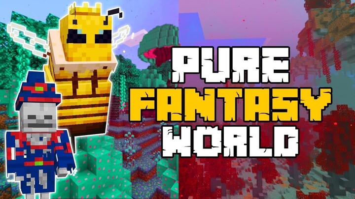 PURE FANTASY WORLD Addon MCPE 1.19.20 - Minecraft Bedrock Indonesia