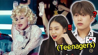 Korean Teens Watch 'Madonna' for the First Time!!  America's legendary icon??