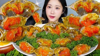 [ONHWA] Tiếng cua nhai xì dầu!🤤🧡Cua sống xì dầu🦀