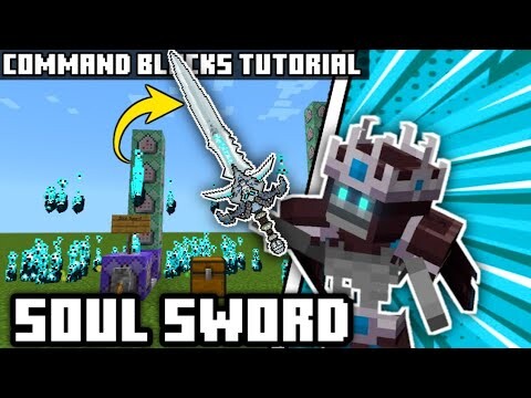 Soul Sword in Minecraft Bedrock | Command Blocks Tutorial