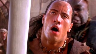 The Rock head-butts a post (hilarious fight scene) | The Scorpion King | CLIP