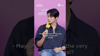 Sang-min realizes Jong-seo definitely has something 🤔 #shorts | Wedding Impossible | CJ ENM