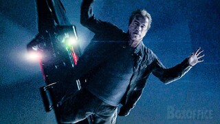 Terminator jumps off a choper ("i'll be back" scene)
