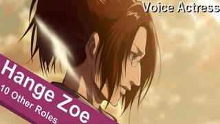 10 Characters that Share the Same Voice Actor As Hange Zoe | Attack on Titan