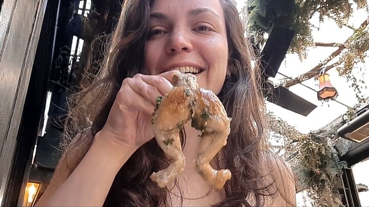 Trying FROG LEGS for the first time in Paris. My impressions