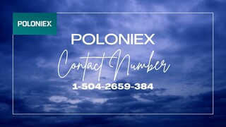 Poloniex Customer SERvice Number! +(❤️1-504-2659-384👌)+