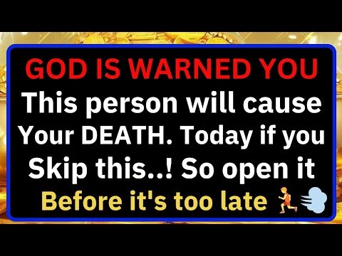 🛑God Says; Be Careful! This Person Will Cause You DEATH If 🙏God's Message Today #jesusmessage #god