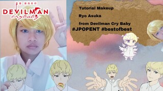 Tutorial Makeup Cosplay Ryo Asuka from Devilman Cry Baby #JPOPENT #bestofbest