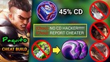 THIS 45% CD WILL MAKE YOU CHEATER | NEW BUILD FOR PAQUITO | 16KILLS MLBB