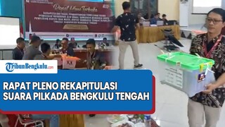 Rapat Pleno Terbuka Rekapitulasi Hasil Perhitungan Suara Pilkada Tingkat Kabupaten Bengkulu Tengah