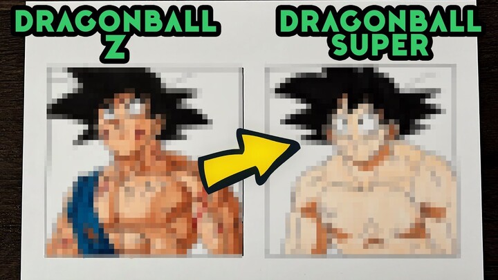 Drawing Goku in 2 Styles | Dragon Ball Super and Dragon Ball Z