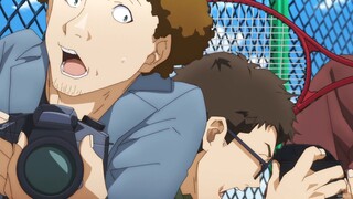 Kaori being an awful tennis player, yet Yuuya helps her win | I Got a Cheat Skill in Another World