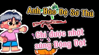 Hoá thân thành bảo vệ sở thú, chỉ nhặt súng “Động Vật” trong FreeFire | Chú Xám