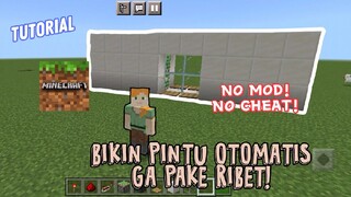 BIKIN PINTU OTOMATIS GA RIBET! Tutorial Minecraft Indonesia - Mummyoo