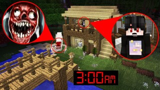 ถ้าเกิด!! แอบดูหนังตอนตี3 แต่กับ ผีหนอนใต้สะพาน - (Minecraft สิ่งแปลกๆ)