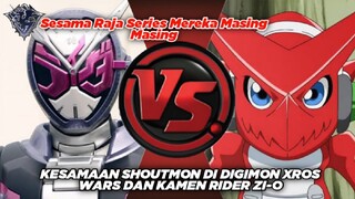 Sesama Raja! Kesamaan Shoutmon Di Digimon Xros Wars Dan Kamen Rider Zi-O