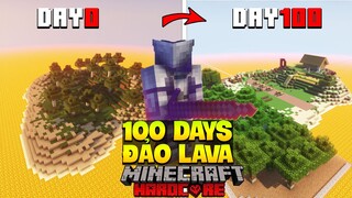 KIROMC TÓM TẮT 100 NGÀY SINH TỒN TRÊN ĐẢO LAVA VÀ CÁI KẾT ? MINECRAFT SIÊU KHÓ