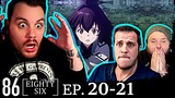 86 Eighty Six Episode 20 and 21 REACTION || Group Anime Reaction