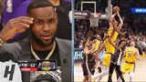 LeBron James in Shock After Alex Caruso's SICK Dunk - Warriors vs Lakers | April 4, 2019