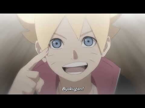 Boruto dengan Sasuke dan Kages pergi untuk menyelamatkan Naruto