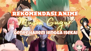 Rekomendasi anime musim gugur yang wajib ditonton!!
