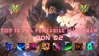 [ LoL Montage ] Top 10 Pha Pentakill Hoàn Hảo Trong LMHT | 2K Resolution