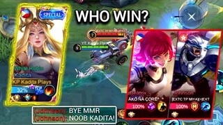 KADITA VS TOP GLOBAL JOHNSON & BEATRIX COMBO!! ( Who Win? ) | MLBB