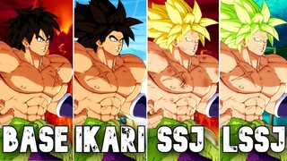 Dragon Ball FighterZ: Broly Base, Ikari, SSJ, LSSJ (4K 60FPS)