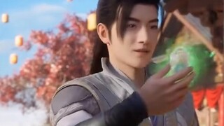 Mortal characters celebrate New Year and live a happy life
