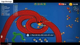 Rắn săn mồi, The best wormszone Game earthworms - Jogo de cobra, gameplay #366 8