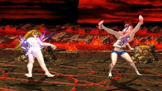 MUGEN KOF：Maoko Team VS Michelle Heart Team