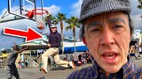 GRANDPA SLAM DUNKS ON TRASH TALKING HOOPERS! *ankles broken*