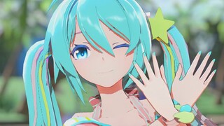 [Hatsune Miku MMD] Summer Beach and Wife!