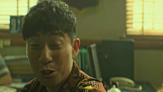 A criminal policeman went undercover to open a restaurant. Business was booming and he counted the m