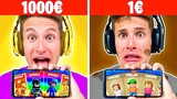 ACCOUNT 1€ vs 1000€ su STUMBLE GUYS!