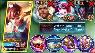 NEW META YIN TANK BUILD | BEST BUILD AND EMBLEM FOR YIN | MOBILE LEGENDS