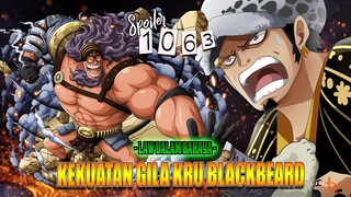 SPOILER OP 1063 - GILAA!! KEKUATAN DF KRU KUROHIGE MENGERIKAN!! LAW BAHAYA | UROUGE MEMBANTU LAW?!