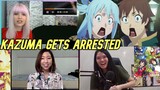 Kazuma gets Arrested by Sena | Konosuba Reaction Mashup