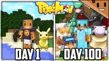 I Survived 100 Days in Minecraft PIXELMON... Here's What Happened