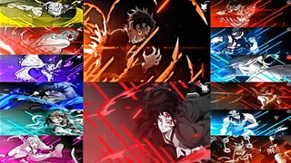 HASHIRA BATTLE UPPERMOONS (Demon Slayer) Edit/Part 1\4K! #demonslayer #uppermoons #hashira #trending