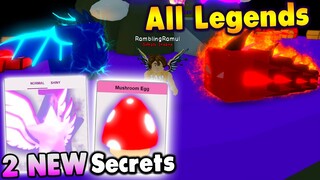 🙏I GOT ALL NEW LEGENDARY PETS & TWO NEW SECRET PETS Are in Update 46 ROBLOX BUBBLE GUM SIMULATOR