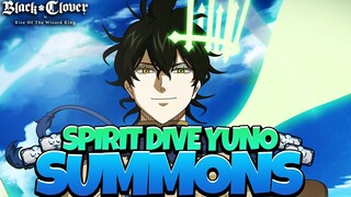 WHAT ARE THESE SUMMONS?! F2P SPIRIT DIUVE YUNO SUMMONS, GOING FOR MAX DUPE! - Black Clover Mobile