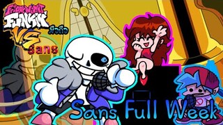 Sans ! | Friday Night Funkin มือถือ Mod Sans Full Week