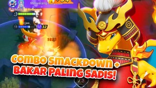 Combo Smackdown Plus Bakar Paling Sadis! - Montage Seismic Slam Charizard