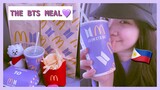 💜 THE BTS MEAL MCDONALD'S TASTE TEST + Giveaway! | Philippines 💜