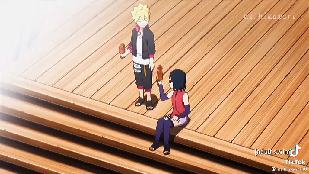 Boruto × Sarada - 🍥☀ 🤝 🔩🥗 Watching Romance Movies Be