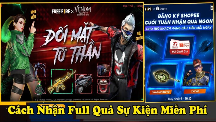 [Free Fire] Cách Nhận Quà Sự Kiện Đối Mặt Tử Thần 2 Trang Phục Miễn Phí, Cách Nhận Code Shopee