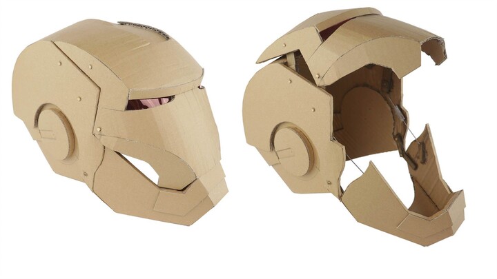 如何制作钢铁侠变形金刚面具 - 液压纸板